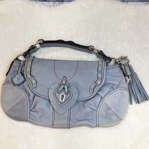 Juicy Couture light blue leather bag